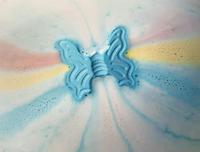 Bombes de bain effervescentes bio en forme de papillon, colorées, parfum personnalisé (Noix de coco, Citron, Lait, Beurre de Karité) - 100% Naturel