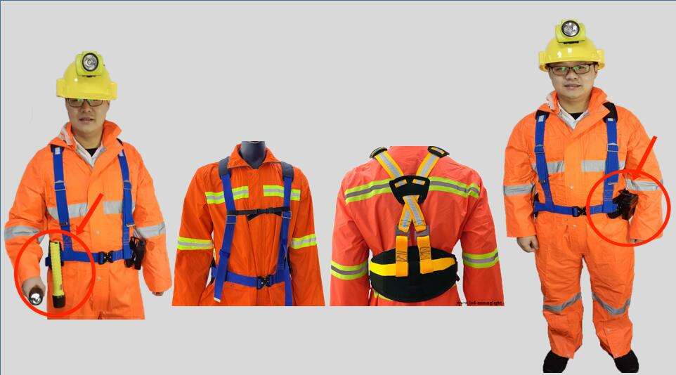 Ceinture de sécurité pour le minage entièrement réglable, avec