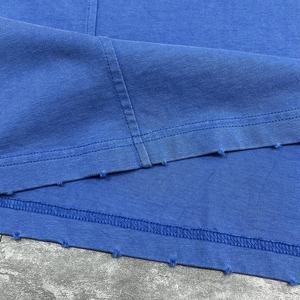 T-shirt en coton 100% personnalisé par un designer, col rond, coupe ample, t-shirt court délavé à l'acide, imprimé, lourd, surdimensionné, pour hommes - Product Image 5