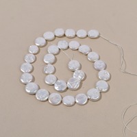 Vente en gros de perles de coquillages naturelles géométriques en forme de cœur de 12-13 mm, perles rondes carrées, imitation de perles baroques pour bricolage