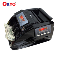 Compteur de billets multi-devises OKYO de qualité bancaire, 1000 pièces/min, trémie de 200 pièces, reconnaissance automatique, détection UV, 220V, version canadienne