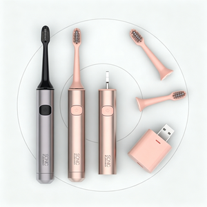 Brosse à dents électrique sonique haute performance rechargeable par USB, brosse à dents intelligente pour soins bucco-dentaires à domicile - Product Image 1