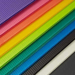 3mm 4mm Black <strong>Corrugated</strong> Colored <strong>Plastic</strong> <strong>cardboard</strong> PP Sheets <strong>4x8</strong> - Product Image 4