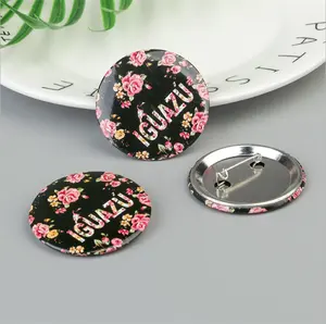 Custom Anime Round Tin Badge/Pin Tin Button Badges Tin Badge Manufacturers