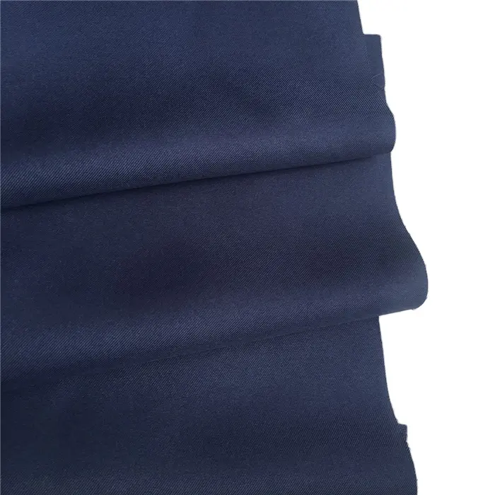 Fabrik preis Hohe Qualität 150D 144F Weiches strukturiertes Polyester gewebt 2/2 Twill Gabardine 180GSM Anzug gewebe Non Stretch Cloth