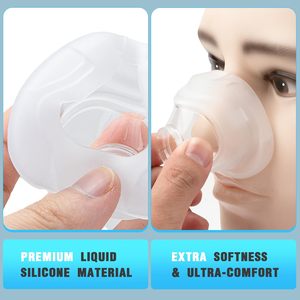 Coussinets nasaux en silicone médical personnalisés pour <span class=keywords><strong>masque</strong></span> <span class=keywords><strong>CPAP</strong></span> AirFit N20, moulage par injection LSR, usine proposant des services de découpe et de traitement - Product Image 4