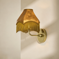 Lustre LED à pampilles de style pastoral français rétro du milieu du siècle