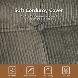 Canapé modulaire en mousse personnalisé, fauteuil pouf carré, canapé-lit multifonctionnel pour la maison, salon, usage adulte et enfant - Product Image 4