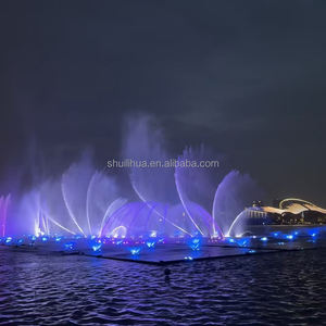 Aanpasbare muziekfonteinen, met waterstralen die in ritme bewegen naar de muziek, verbeteren de interactie van het milieu. - Product Image 3
