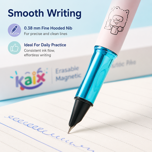 Stylo plume magnétique OEM KAIX à <span class=keywords><strong>correction</strong></span> rapide, pointe 0,38 mm, effaçable, pour étudiants, idéal pour la <span class=keywords><strong>correction</strong></span> d'écriture - Product Image 1