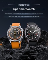 Montre connectée sportive GPS HD300 Pro Ulta Max avec cartes hors ligne, altimètre, lampe de poche et prise en charge de la réponse aux messages WhatsApp – Vente en gros