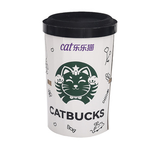 Catbucks <b>Cat</b> <b>Scratching</b> <b>Board</b> 2 Levels Durable Corrugated Paper Cartoon Design For Multi-<b>cat</b> Use - Product Image 5