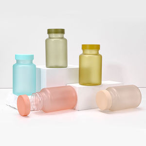 Frosted 60ml PET Pill <b>Bottle</b> <b>Empty</b> with Screw Cap <b>Plastic</b> Supplement Packaging for Capsule Calcium Tablet Vitamin Candy Gummy - Product Image 5