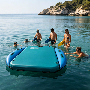 Hailebao Plateforme Flottante Gonflable en PVC Drop-stitch pour Yoga et Lutte, Épaisseur 0,7 mm, Écologique, Durable, Portable et Pliable pour Piscine - Product Image 3