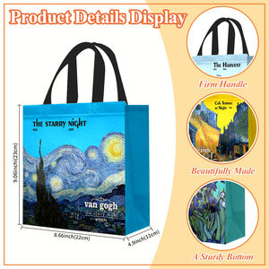 Özelleştirilmiş toptan katlanabilir eko pazarı ucuz Tote çanta özel baskılı geri dönüşümlü kumaş olmayan dokuma hediye alışveriş çantaları ile logo - Product Image 3