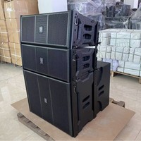 Alquiler de Sistemas de Sonido Line Array con Logotipo Personalizado, con Altavoces de Rango Completo Dobles de 8 Pulgadas y Subwoofer Individual de 18 Pulgadas para Uso en Iglesias