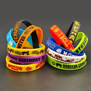 Bracelet en silicone à motif voiture, Bigfoot Racing, véhicule tout-terrain, bracelet en caoutchouc pour événement festif, bracelet personnalisé avec impression - Product Image 6