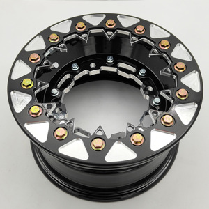 Velg ATV 10 inci 4/156, 10x5, Offset 3+2, Velg Beadlock 3 Bagian Cocok untuk Yamaha Raptor 700 Yfz 450 Suzuki Ltr 450 Ltz400 - Product Image 4