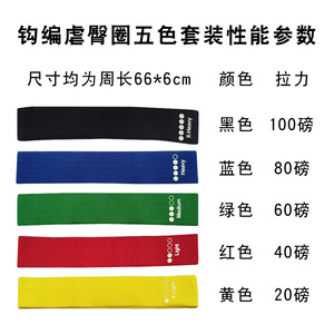 Bandas de Resistencia Millhouse, 5 Colores, de Media a Extra Alta Resistencia, para Yoga, Fitness, Entrenamiento de Glúteos, Set de Bandas Elásticas para Ejercicio - Product Image 2