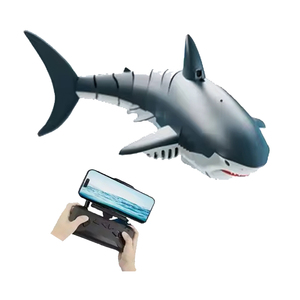 KK 2025 Nouveauté <span class=keywords><strong>Télécommande</strong></span> 2.4G 4 Canaux Étanche Caméra RC <span class=keywords><strong>Requin</strong></span> 30m Portée Prête à l'emploi Certifiée ASTM ABS - Product Image 1