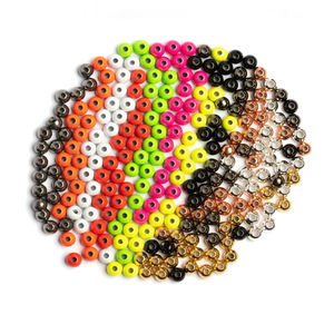 Cuentas de <span class=keywords><strong>tungsteno</strong></span> para pesca, accesorio para atar moscas, peces, ninfa, color negro, rojo, rosa, amarillo, verde, naranja - Product Image 5