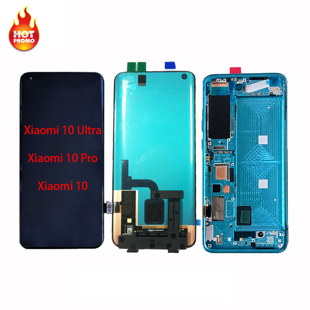 Original Amoled LCD Screen Replacement for Xiaomi Mi 10 Ultra Global Lcd Display