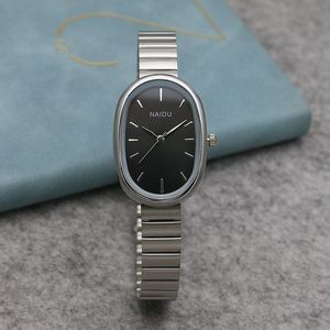 Nuovo <span class=keywords><strong>orologio</strong></span> al quarzo <span class=keywords><strong>da</strong></span> donna con piastra ovale piccola per ragazze - Product Image 3