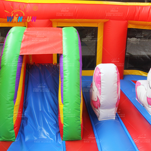 Economical Outdoor Small Children Kids Inflatable Amusement Crayon PVC Inflatable Castle Combo CE Certified Lead-free Fireproof - Product Image 6