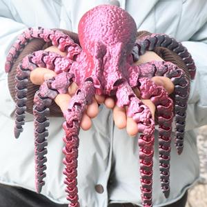 Jouet pieuvre articulé imprimé en 3D SDK27, figurine créative anti-stress pour décoration de bureau, cadeau pour enfants et adultes, jouets imprimés en 3D - Product Image 6