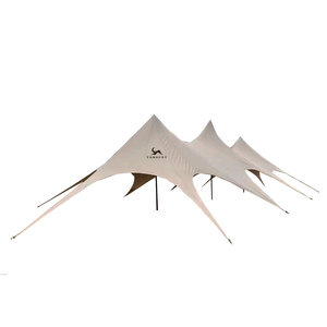 Tente de réception JW Camping grande, imperméable, 100 places, quatre saisons, toutes saisons, pour extérieur, carnaval, mariage, fête, résistance au vent 10 - Product Image 1