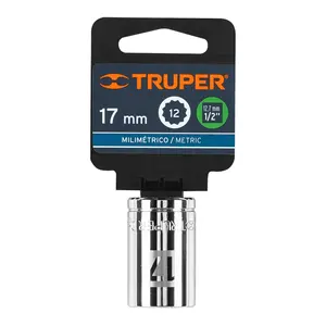 บ็อกซ์ 6 ซ็อกเก็ต 17 มม., 12 จุด, ขับเคลื่อน 1/2 นิ้ว, TRUPER - Product Image 4