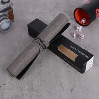 Jeu d'échecs enroulable personnalisé - Plateau de backgammon portable avec rangement, couleur et logo personnalisables YSBAR YS-304