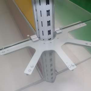 מדפים סופרמרקט צהוב אדום מדפי סופרמרקט 4 שכבות סופרמרקט מדפים גונדולה - Product Image 5