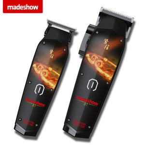 Cortadora de pelo con hoja de cerámica profesional para hombres, cortadora de pelo eléctrica mejorada con batería, afeitadora de lámina, maquinilla de afeitar facial - Product Image 4