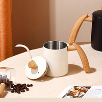 Carafe à café polyvalente pour infusion manuelle, avec long bec verseur et poignée suspendue, ustensile de préparation de café domestique, outil pour la préparation de boissons