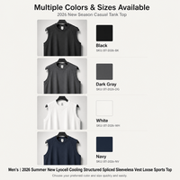 Camiseta sin mangas para hombre, 220G, mezcla de lyocell refrescante, para gimnasio, fitness, correr, entrenamiento, deportes de verano, chaleco deportivo para actividades al aire libre.