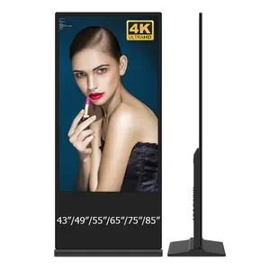 Stand espositivo 43/49/55/65/75/85 pollici 4k UHD schermi riproduzione Poster pubblicitario giocatore pavimento in piedi macchina display LCD