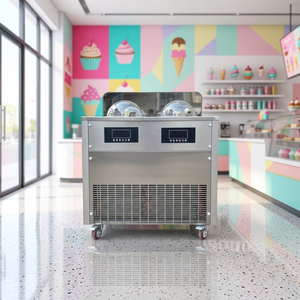Moxin Pozzetti Macchina Automatica per Gelato, Yogurt e Granita, Nuova, 2 Cilindri, Congelatore Commerciale a Colonna - Product Image 4