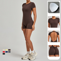 Combinaison moulante GC pour le sport, avec dos ouvert, idéale pour le yoga, la course et le fitness