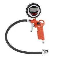 8865065 EXTOL Quick Coupling Nipple Battery Powered Air Tire Inflating Gun with High Precision Digital Gauge