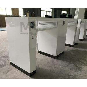 Mesa de salón de uñas portátil de alta calidad blanca moderna personalizable para Diseño de Interiores hoteles centros comerciales Gimnasio-fábrica al por mayor - Product Image 2