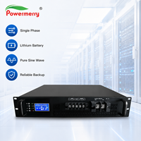 6kVA 5kW 온라인 리튬 UPS 단상 순수 정현파 서버실 네트워크 장비 및 IT 비상 백업 전원용