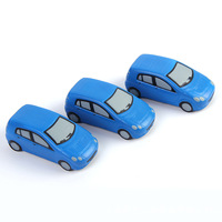 Jouet musical à pression en PU, modèle de voiture de dessin animé, mignon, mini, jouet éducatif pour l'éveil des enfants, modèle V547, utilisation intérieure, pour tout âge