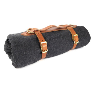 Blanket leather straps and tie straps, outdoor <b>exercise</b> and yoga carrying straps, storage <b>rope</b>, adjustable PU leather buckle - Product Image 5