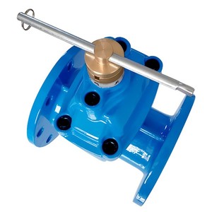 Vanne à opercule Senfm JMZ45X en fonte ductile à bride, joint souple, simple opercule, pour alimentation en eau avec fonction de verrouillage antivol - Product Image 1