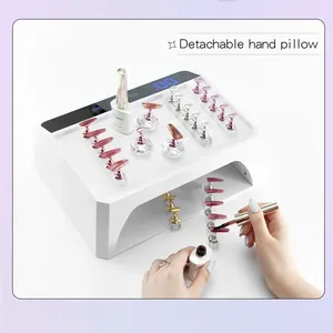 เครื่องอบเล็บ 178W แบบไม่สามารถชาร์จใหม่ได้ สำหรับอบเล็บสองมือ ใช้กับเจลขัดเงาแบบมืออาชีพ เครื่องอบเล็บยูวี แอลอีดี - Product Image 4