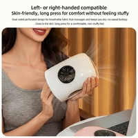 Masseur de mains électrique à pression d'air, acupression, airbags pour paume et doigts, fonction chauffante, soulagement de l'engourdissement, alimentation USB