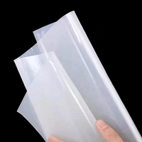 Rouleau de feuille de caoutchouc de silicone naturel ultra-mince, souple, haute transparence, transparent, solide, résistant aux hautes températures et à l'usure