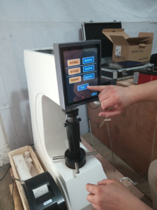 HBRVS-187.5 Digitaal display Metaalmateriaal Brinell Rockwell Vickers Universele hardheidsmeter - Product Image 2