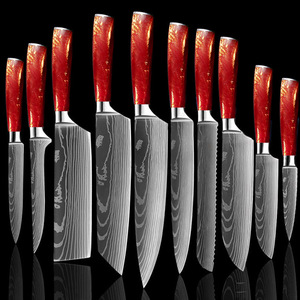 ชุดมีดทำครัวเลเซอร์คมพิเศษสไตล์ญี่ปุ่นชุดมีดทำครัวสำหรับใช้งานในระยะยาว - Product Image 3